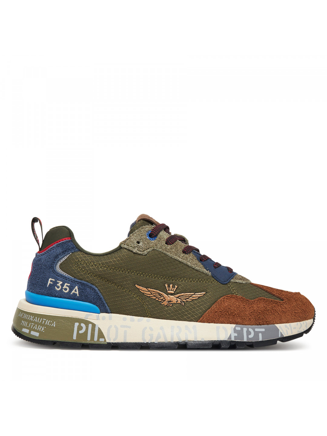 Sneakersy Aeronautica Militare 252SC0276UCT03546 Zelená